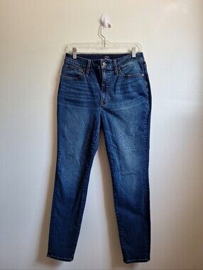 J. Crew Jean curvy 10 high- rise Skinny size 30
